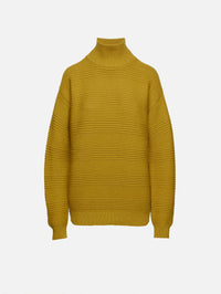 Charlie Turtleneck Top,BRANDON MAXWELL,DRIED TOBACCO,Image 1