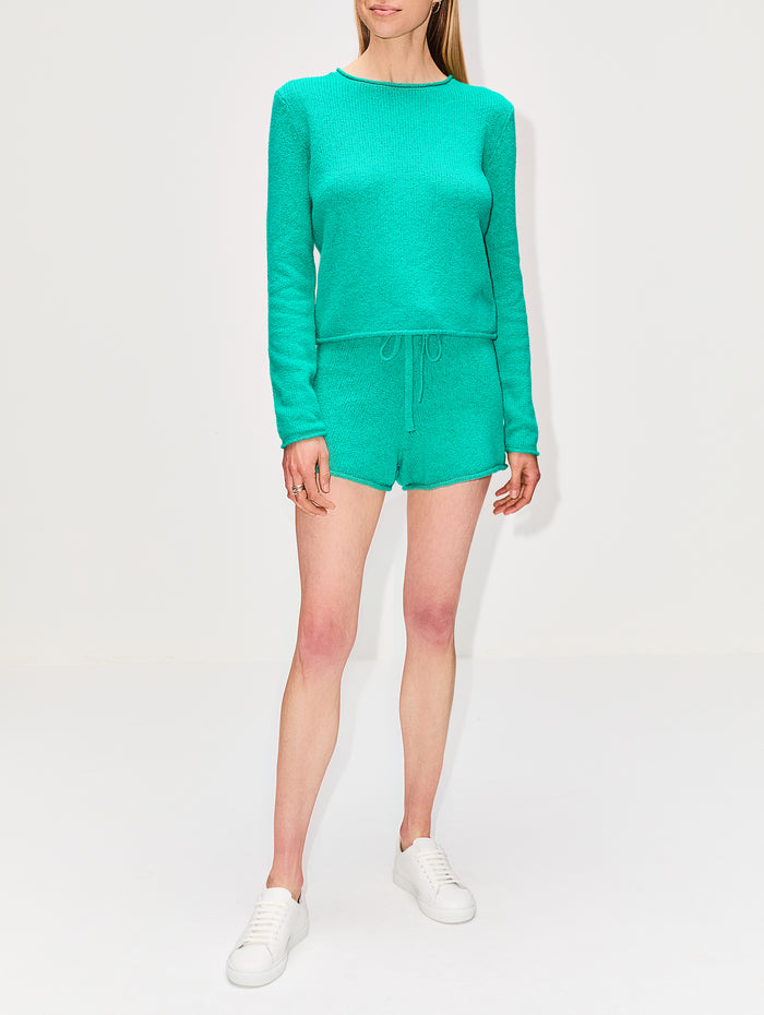 Lounge Short,THE ELDER STATESMAN,MIAMI BLUE,Image 1