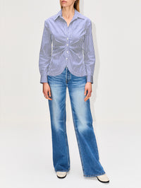 Sierra Shirt,CALLAS MILANO,NAVY/WHITE,Image 2