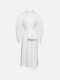 Column Shirtdress,CAROLINA HERRERA,WHITE,Image 1