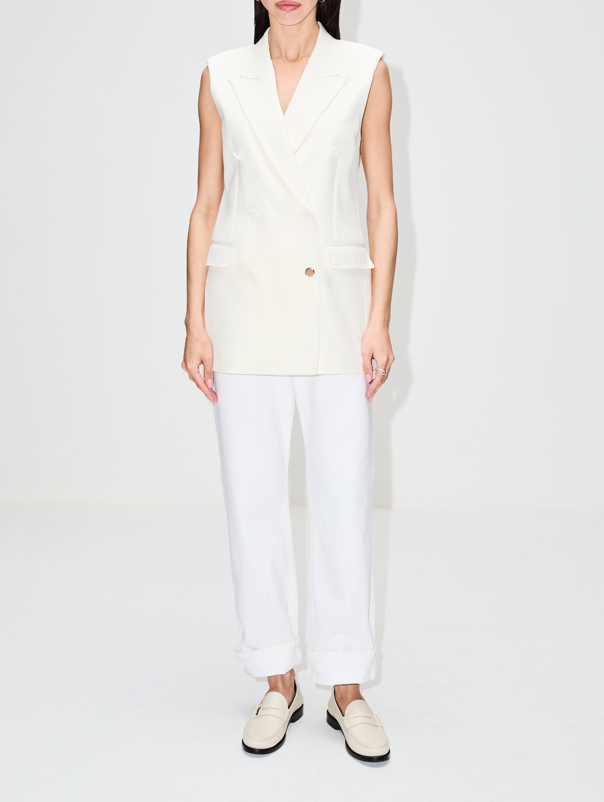 Mayte Vest,GABRIELA HEARST,IVORY,Image 2