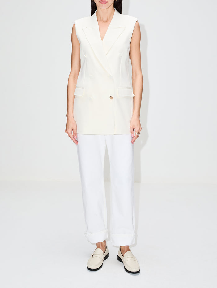 Mayte Vest,GABRIELA HEARST,IVORY,Image 1