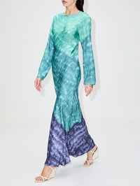 Carranza Catia Long Dress,MARIA CHER,GREEN HUE,Image 3