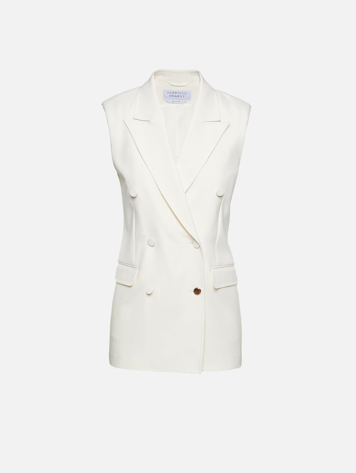 Mayte Vest,GABRIELA HEARST,IVORY,Image 1