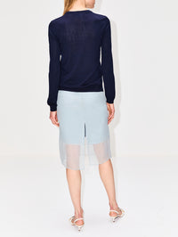 Greta Sweater,PARTOW,NAVY,Image 12