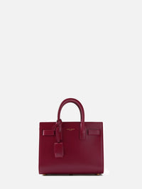 Nano Sac de Jour Carryall Bag,SAINT LAURENT,ROUGE MERLOT,Image 10