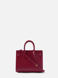 Nano Sac de Jour Carryall Bag,SAINT LAURENT,ROUGE MERLOT,Image 12
