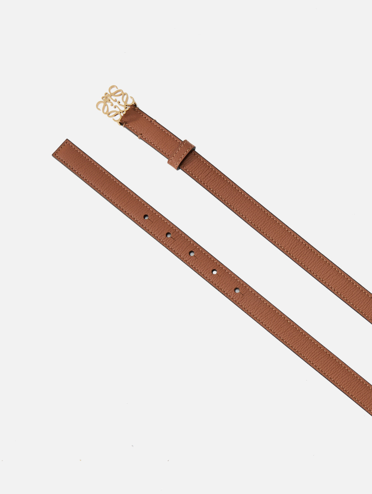 Anagram Belt,LOEWE,BLACK/PALADIUM,Image 3