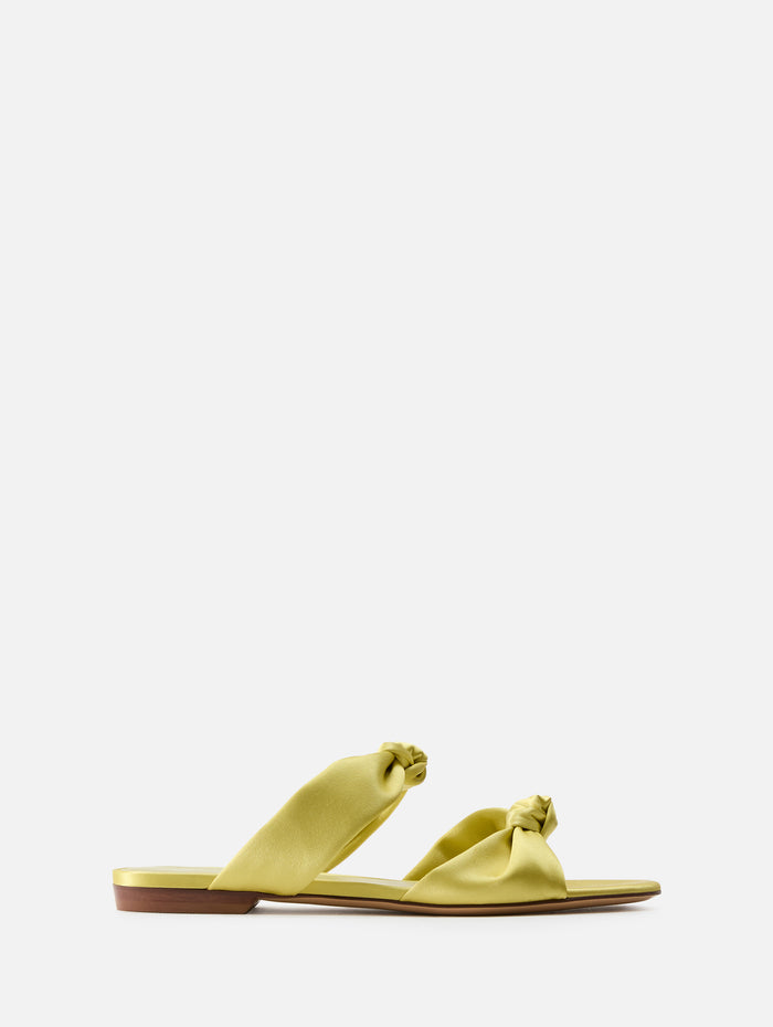 Two Knot Flat Sandal,LE MONDE BERYL,LIME,Image 1
