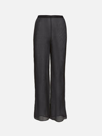 Silk Chiffon Bias Trouser,CHRISTOPHER ESBER,BLACK,Image 1