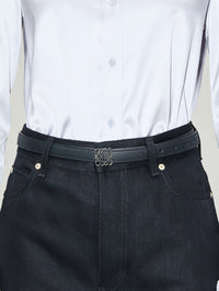 Anagram Belt,LOEWE,BLACK/PALADIUM,Image 5