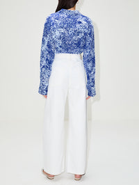 Norman Top,PROENZA SCHOULER,COBALT MULTI,Image 3
