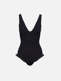 Lisa Swimsuit,HUNZA G,BLACK,Image 1