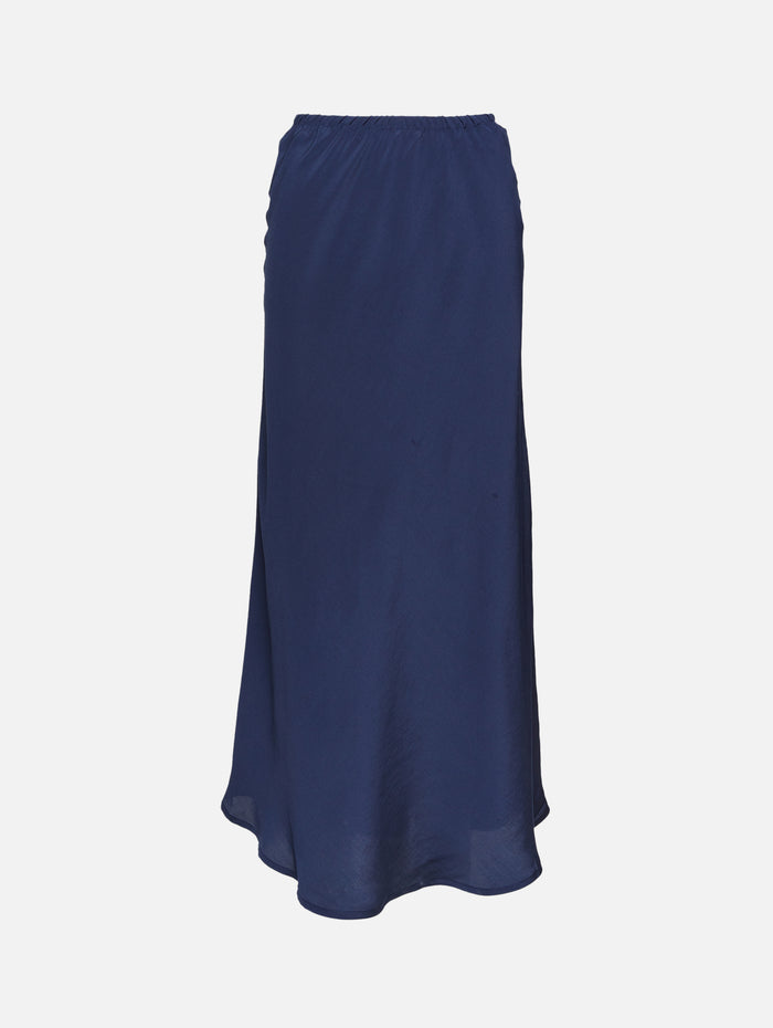 Lily Skirt,ORGANIC,NAVY,Image 1