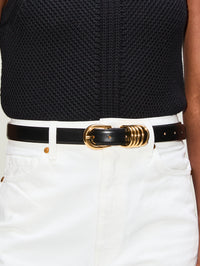 Hollyhock Gold Polished Belt,DEHANCHE,IVORY GOLD,Image 5