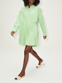 Mills Dress,XÍRENA,MATCHA STRIPE,Image 3