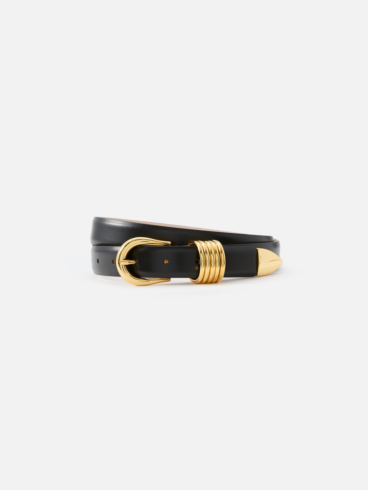 Hollyhock Gold Polished Belt,DEHANCHE,IVORY GOLD,Image 4
