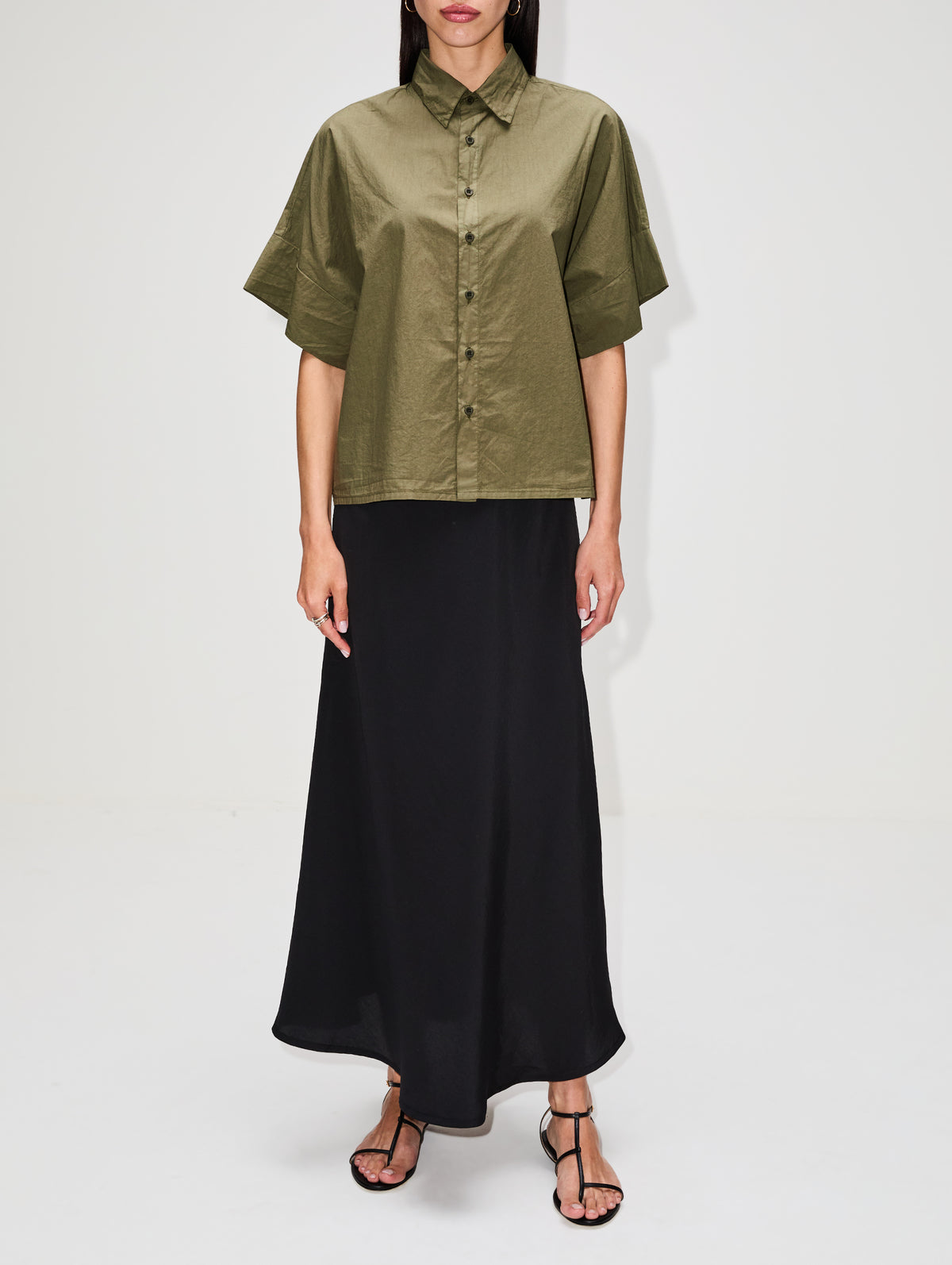 Lily Skirt,ORGANIC,BLACK,Image 2