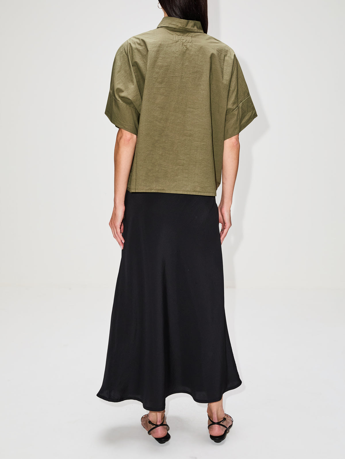 Lily Skirt,ORGANIC,BLACK,Image 4