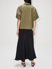 Lily Skirt,ORGANIC,BLACK,Image 4