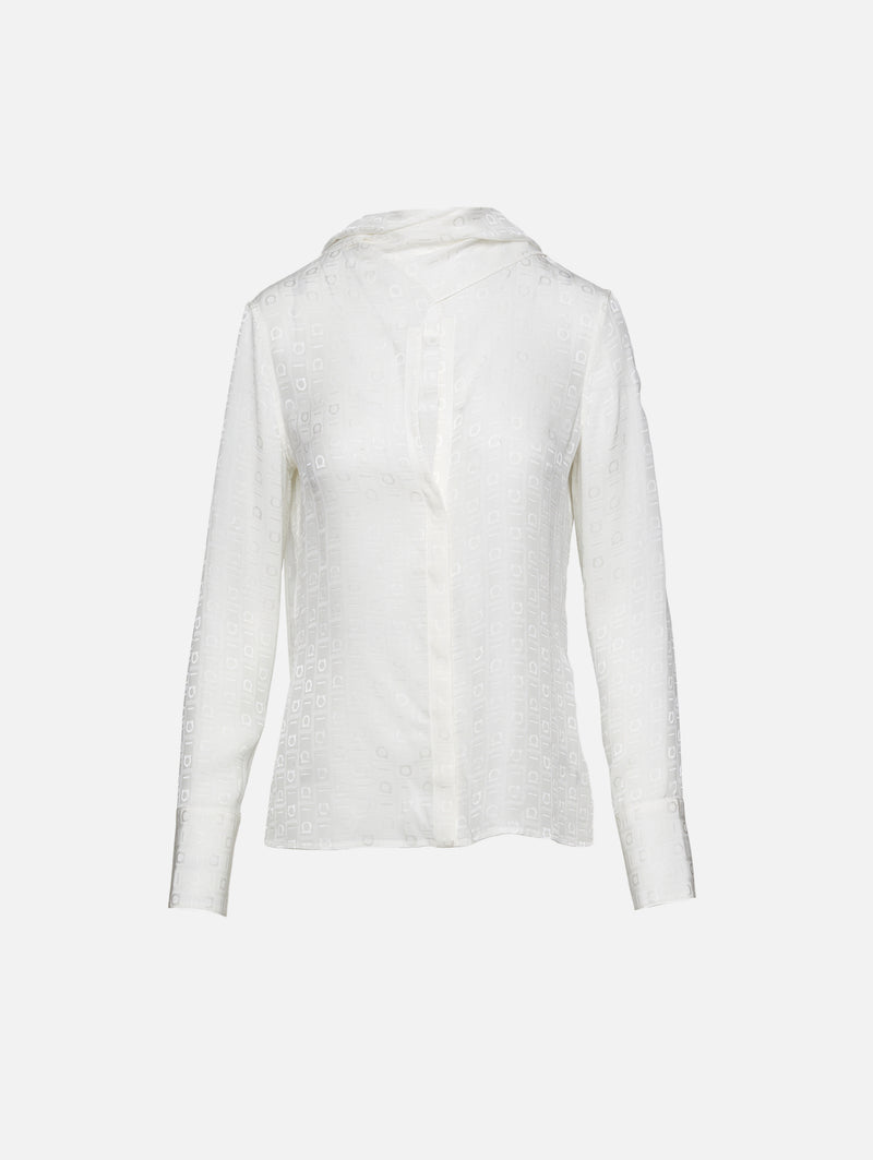 Keyhole Cut Out Blouse