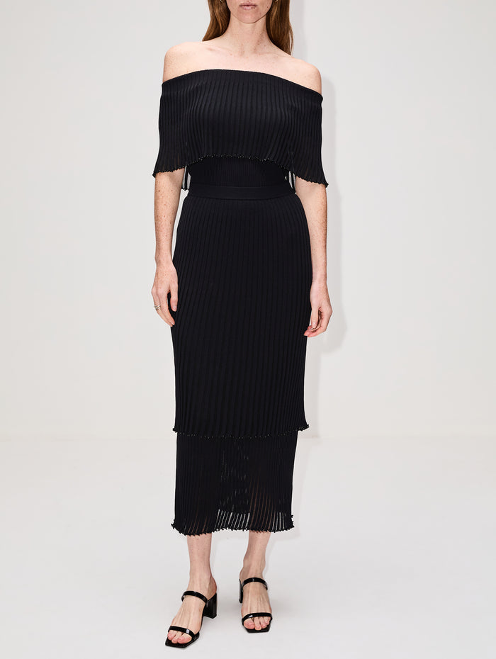Ariana Skirt,ALTUZARRA,BLACK,Image 1