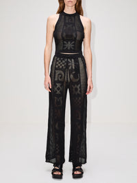 Wardon Pant,NANUSHKA,BLACK,Image 2