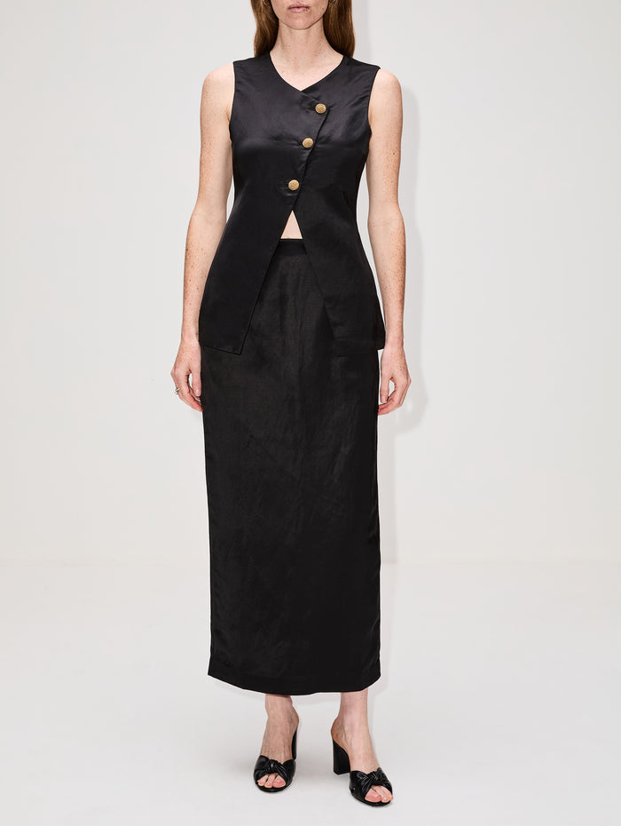 Gigi Pencil Skirt,POSSE,BLACK,Image 1