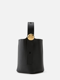 Mini Pebble Bucket Bag,LOEWE,BLACK,Image 1