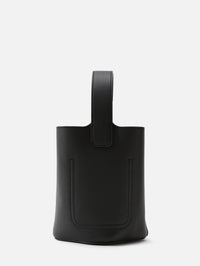 Mini Pebble Bucket Bag,LOEWE,BLACK,Image 3