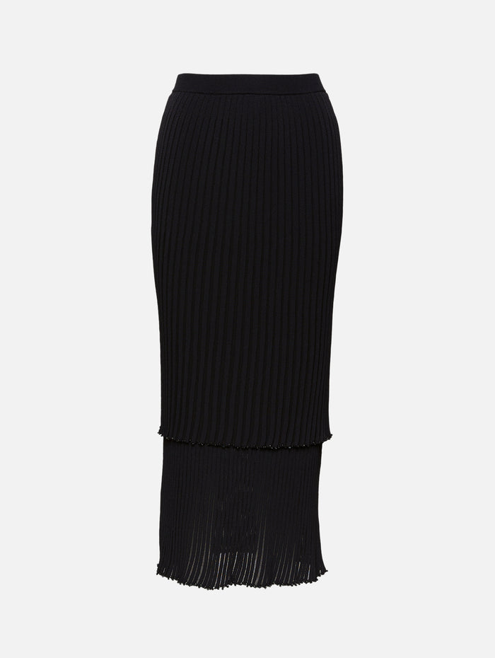 Ariana Skirt,ALTUZARRA,BLACK,Image 1