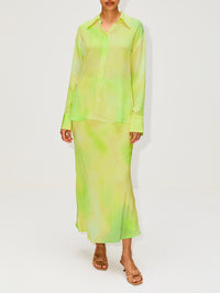 Alagon Pilar Shirt,MARIA CHER,LIME HUE,Image 2