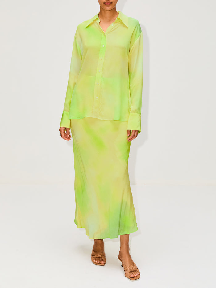 Alagon Pilar Shirt,MARIA CHER,LIME HUE,Image 1