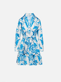 Postales Dress,ANDRES OTALORA,IVORY/CERULEAN,Image 1
