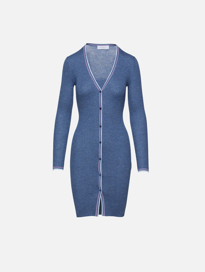 Quatam Cardigan,GABRIELA HEARST,DENIM BLUE,Image 1