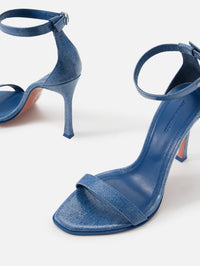 Kim Sandal 105mm,AMINA MUADDI,WET DENIM,Image 2