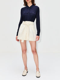 Dempsey Short,A.L.C.,CREAM/BLACK,Image 2
