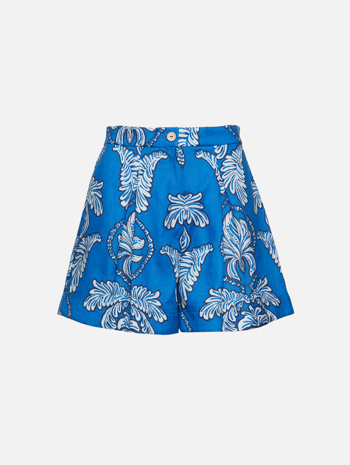 Guagua Short,ANDRES OTALORA,COBALT BLUE/IVORY,Image 1