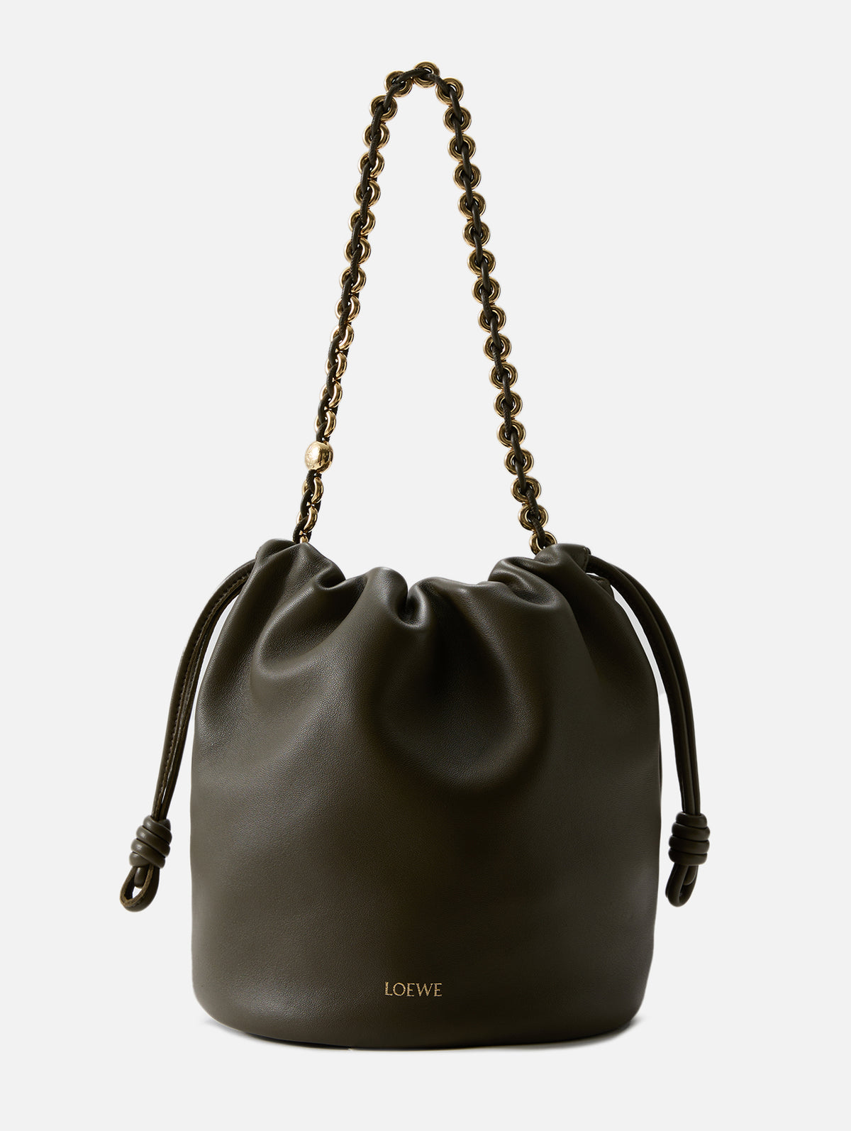 Flamenco Bucket Bag,LOEWE,BLACK,Image 1