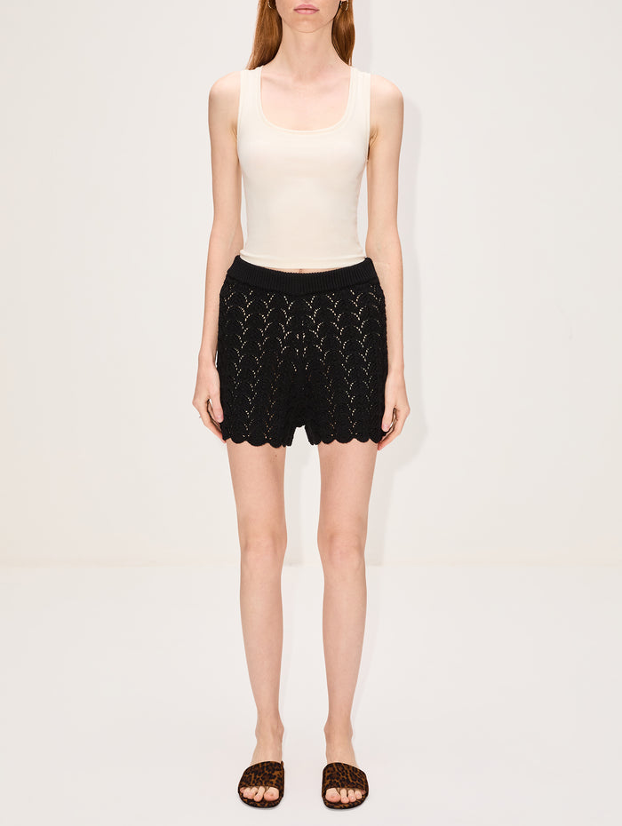 Square Neck Tank,ÉTERNE,CREAM,Image 1