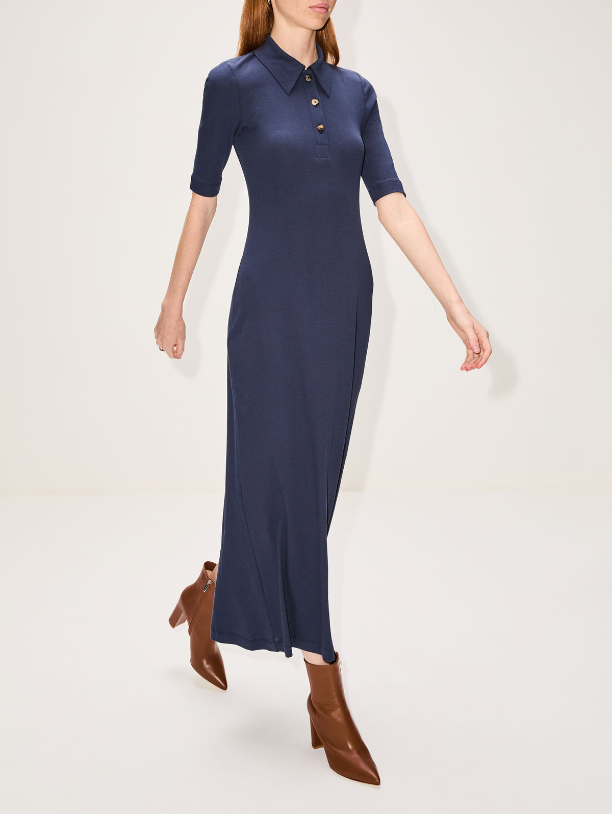 Polo T-Shirt Dress,ROSETTA GETTY,INDIO,Image 3