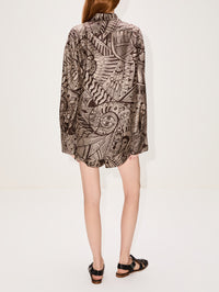 Victoria Short,HEIRLOME,BEIGE/CHOCOLATE,Image 3