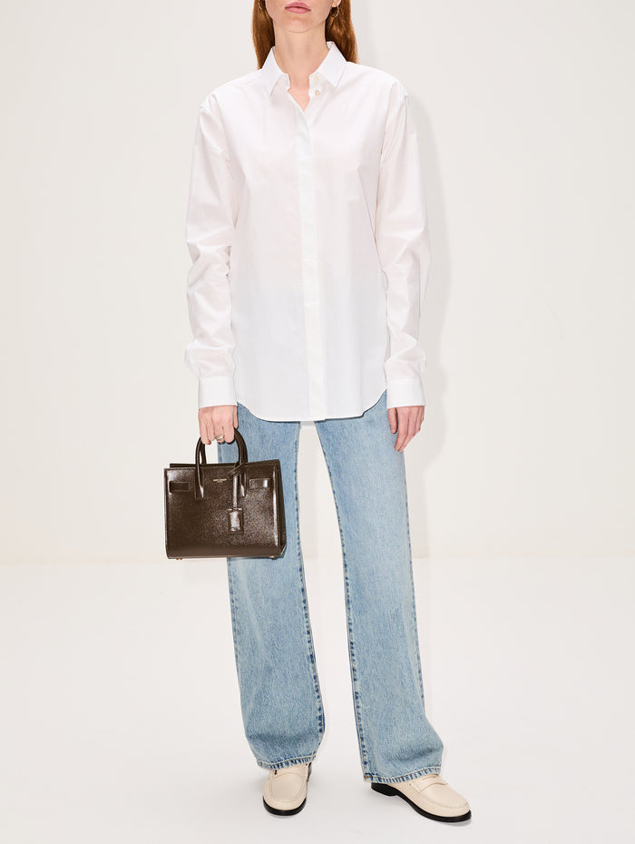 Nano Sac de Jour Carryall Bag,SAINT LAURENT,LIGHT MUSK,Image 1