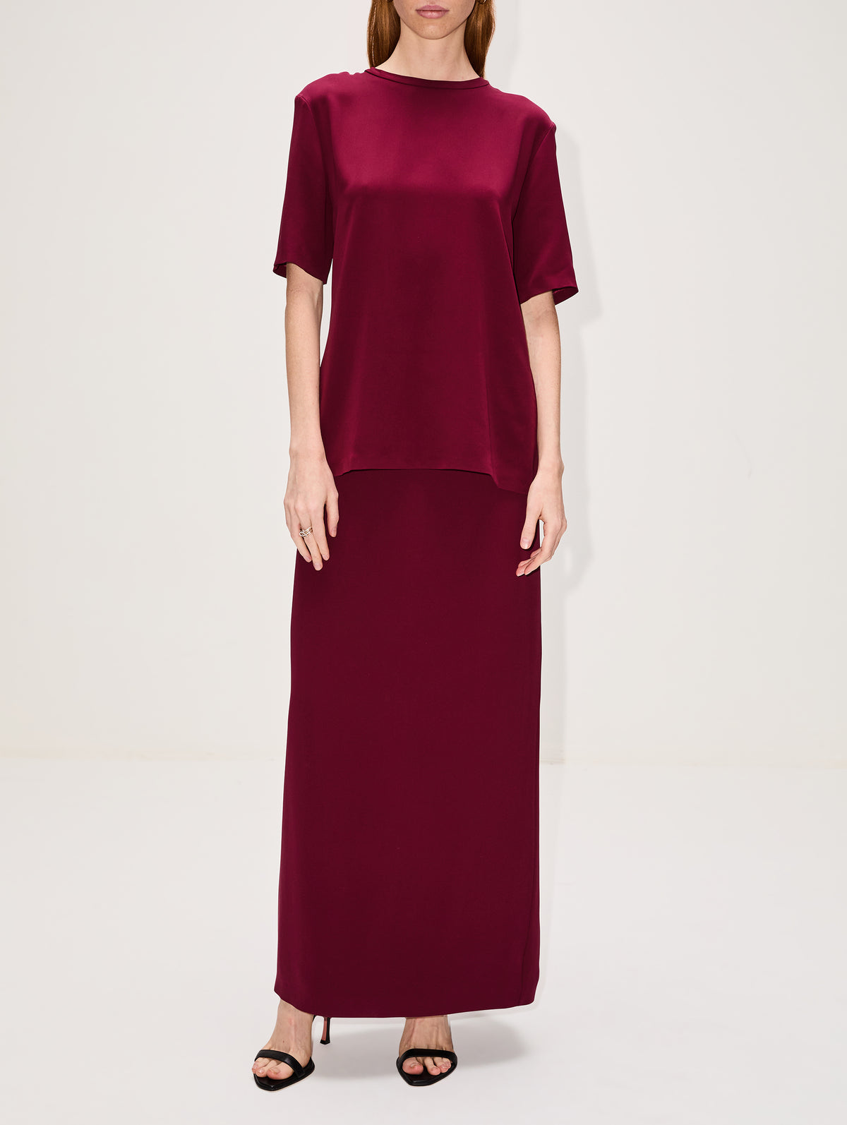Elsa Top,GABRIELA HEARST,BORDEAUX,Image 2