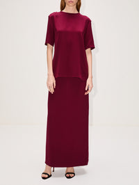 Elsa Top,GABRIELA HEARST,BORDEAUX,Image 2