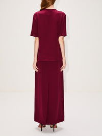 Elsa Top,GABRIELA HEARST,BORDEAUX,Image 3