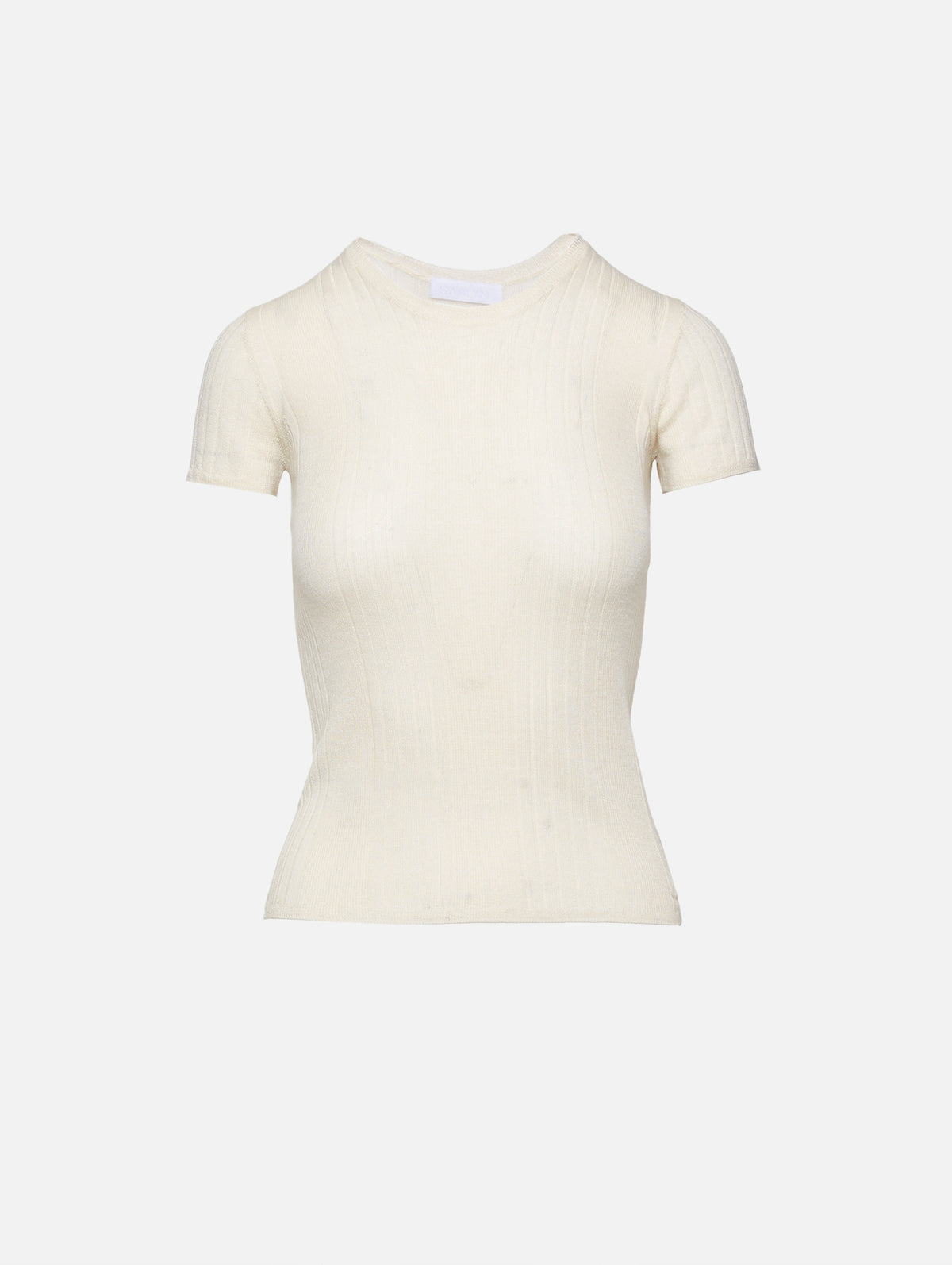 Isolde Slim Crewneck Top,SABLYN,BLACK,Image 1