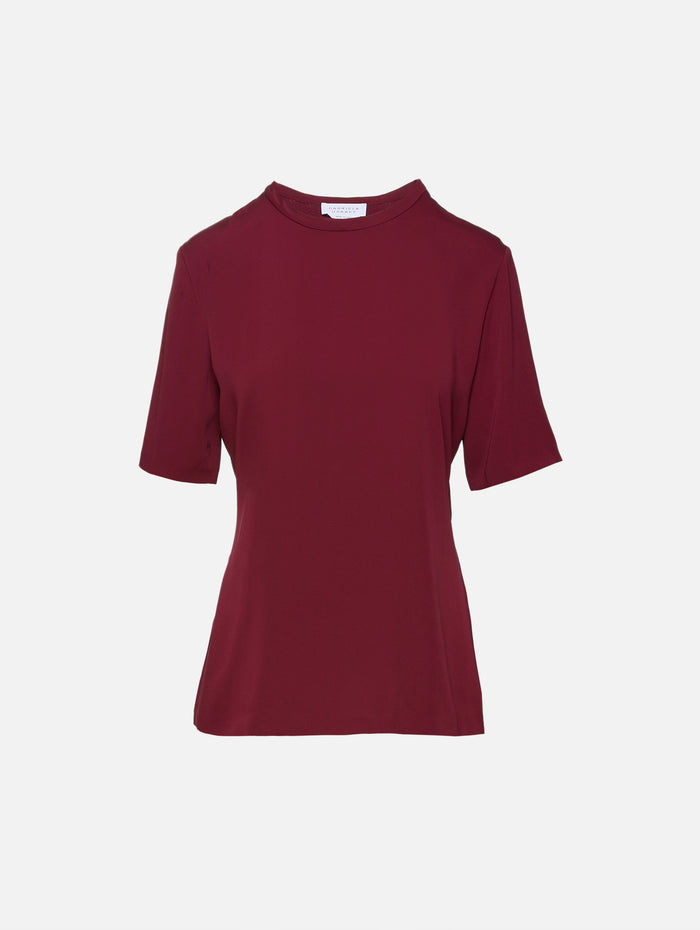 Elsa Top,GABRIELA HEARST,BORDEAUX,Image 1