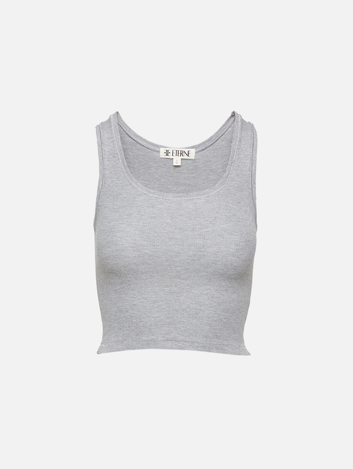 Square Neck Tank,ÉTERNE,CREAM,Image 7