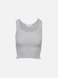 Square Neck Tank,ÉTERNE,CREAM,Image 7